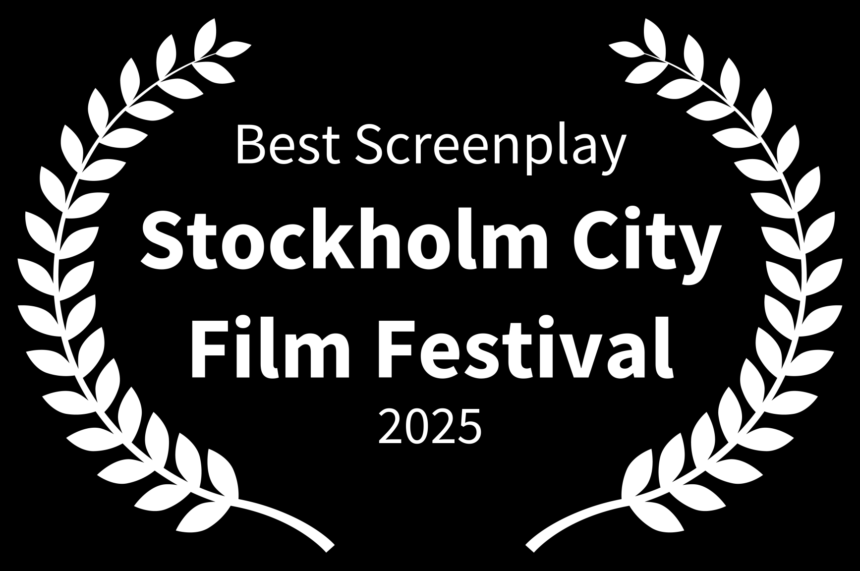 Best Screenplay - City Film Festival Stockholm laurel
