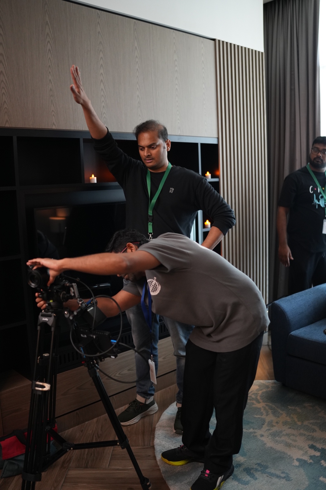 Cassandra's Client filming on location