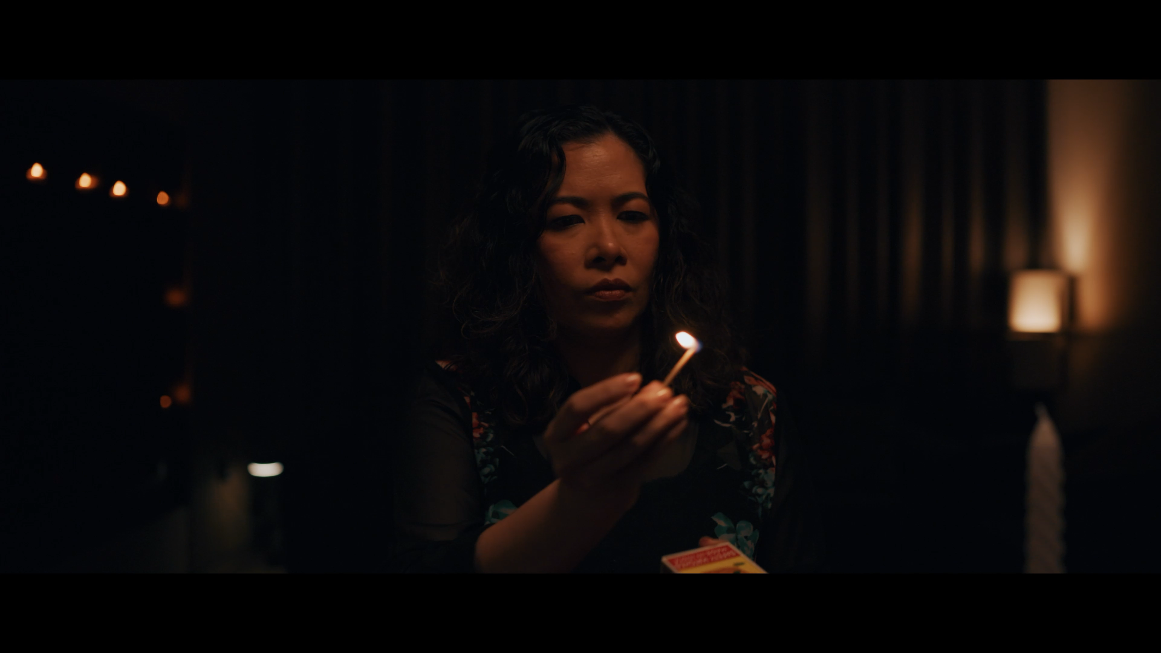 Lead detective on set